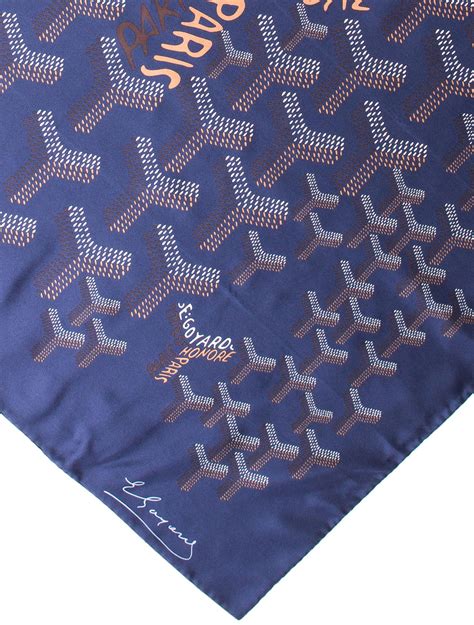 goyard silk scarf replica|Goyard Silk Goyardine Scarf .